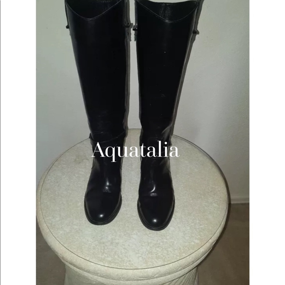 Aquatalia Opulence Black Boots Sz: 9